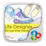 Logo of Life Designer GOLauncher Theme android Application 